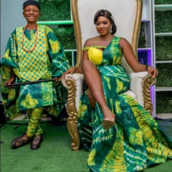 Kente African print,Plain and Pattern - Picture 2 of 4